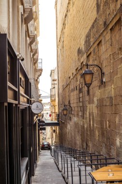 historica geleneksel balkon ve eski binalar ile sokak