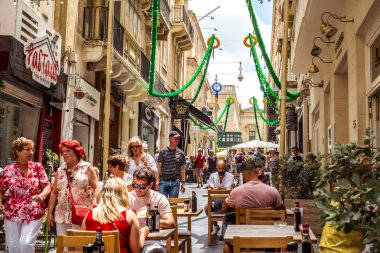 historica geleneksel balkon ve eski binalar ile sokak