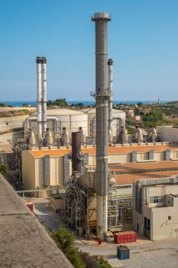 Delimara elektrik santrali Marsaxlokk şehir Malta