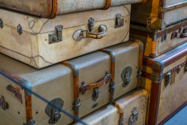 Otomobil ve Moda Müzesi'nin İçI Malaga, İspanya.