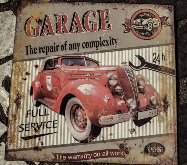 metal tin işareti vintage plaka duvar dekorasyonu