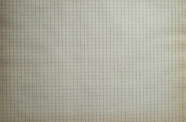 Buruşmuş eski not defteri sayfası 