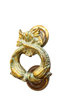 Eski Malta kapısında kapı tokmağı