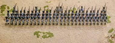 Minyatür oyuncak askerler, yakın görüş