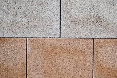 Renkli beton beton döşeme kalıbı ve yüksek kaliteli bir dokusu var.