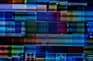 Arızalı kamera etkisi. Retro VHS arka planı. Eski video şablonu. Sinyal yok. Statik televizyon sesi, kötü televizyon sinyali.