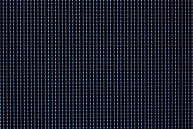 Siyah arka planda LED 'ler. Parlak bir LED ekranın makro fotoğrafçılığı