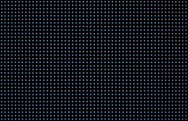 Siyah arka planda LED 'ler. Parlak bir LED ekranın makro fotoğrafçılığı