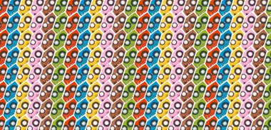 Eski ses kasetinin fotoğraf kolajı açık