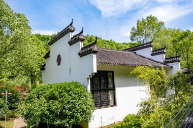 Chongqing, China - May 02, 2025 Chongqing Garden Expo Park is a thoughtfully designed combination of ecological restoration, cultural exhibit, and horticultural artistry, Yubei District Longjing Lake