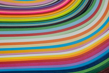 Soyut renk dalgası gökkuşağı şerit arka planı, renkli eğri çizgili arkaplan