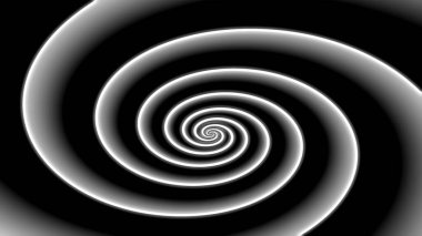 Hipnoz görselleştirme sonsuz spiral, illüstrasyon tasarımı gerektirir.
