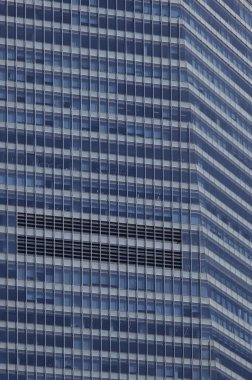 Modern ofis binasının pencereleri. Shanghai, Çin 'de cam bina gökdeleni dokusu