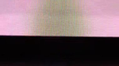 Ekran TV Arızası Hatası - Sinyal Bozukluğu Kırık Monitör, VHS statik gürültü arızası