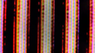 Ekran TV Arızası Hatası - Sinyal Bozukluğu Kırık Monitör, VHS statik gürültü arızası