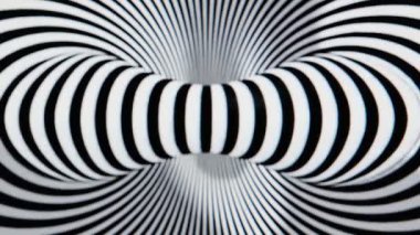 Hypnotic optical illusion effect background
