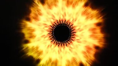 Hypnotic optical illusion effect background