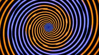 Hypnotic optical illusion effect background