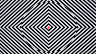 Hypnotic optical illusion effect background