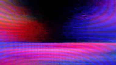 Ekran TV Arızası Hatası - Sinyal Bozukluğu Kırık Monitör, VHS statik gürültü arızası