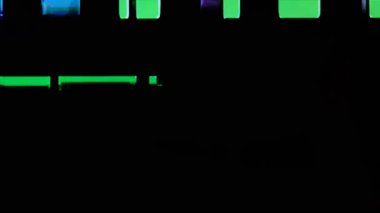 Ekran TV Arızası Hatası - Sinyal Bozukluğu Kırık Monitör, VHS statik gürültü arızası