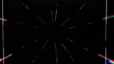 Ekran TV Arızası Hatası - Sinyal Bozukluğu Kırık Monitör, VHS statik gürültü arızası