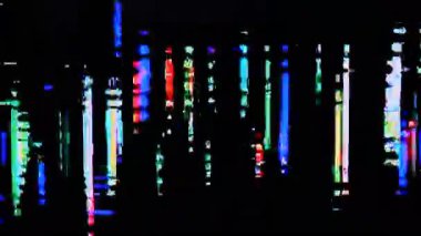 Ekran TV Arızası Hatası - Sinyal Bozukluğu Kırık Monitör, VHS statik gürültü arızası