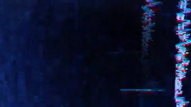 Ekran TV Arızası Hatası - Sinyal Bozukluğu Kırık Monitör, VHS statik gürültü arızası