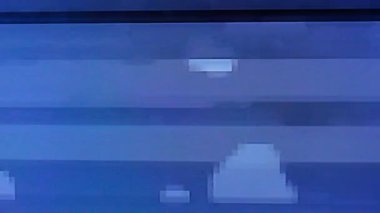 Ekran TV Arızası Hatası - Sinyal Bozukluğu Kırık Monitör, VHS statik gürültü arızası