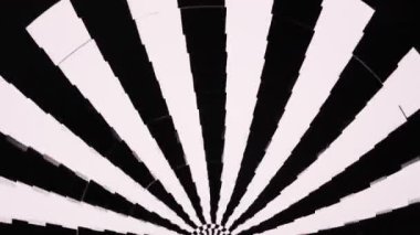 Hypnotic optical illusion and rhythmic visual movement background
