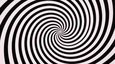 Hypnotic optical illusion and rhythmic visual movement background