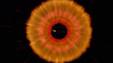 Hypnotic optical illusion and rhythmic visual movement background