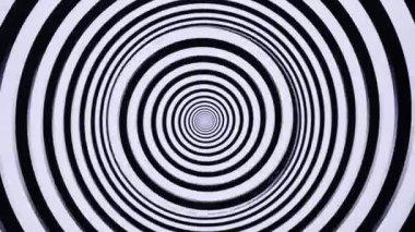 Hypnotic optical illusion and rhythmic visual movement background