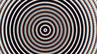 Hypnotic optical illusion and rhythmic visual movement background