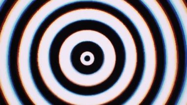 Hypnotic optical illusion and rhythmic visual movement background