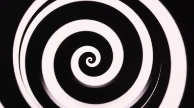 Hypnotic optical illusion and rhythmic visual movement background