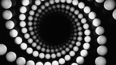 Hypnotic optical illusion and rhythmic visual movement background