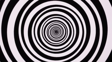 Hypnotic optical illusion and rhythmic visual movement background