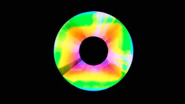 Abstract surreality motion graphics, vertigo hallucinations induced by stroboscopic flicker