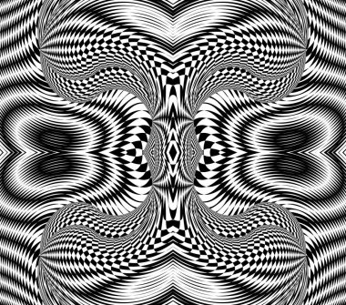 Geometrik soyut optik ilüzyon