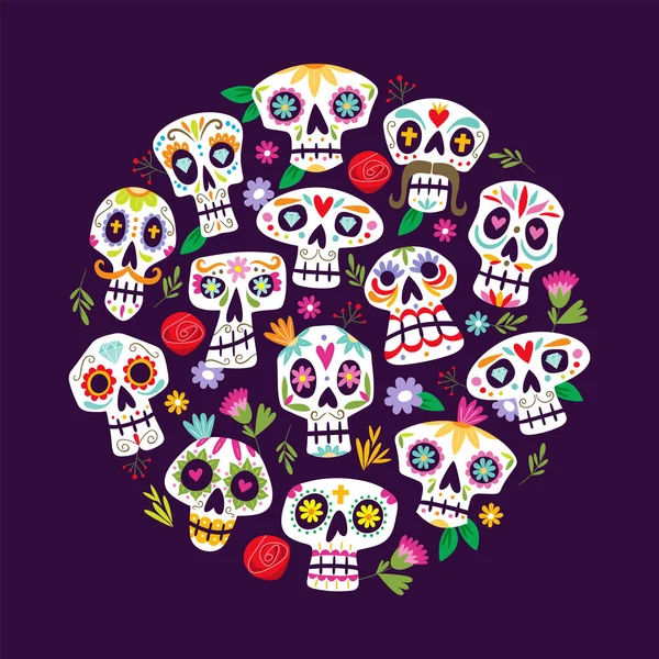 Fondo calaveras mexicanas imágenes de stock de arte vectorial | Depositphotos Fondo calaveras mexicanas imágenes de stock de arte vectorial | Depositphotos