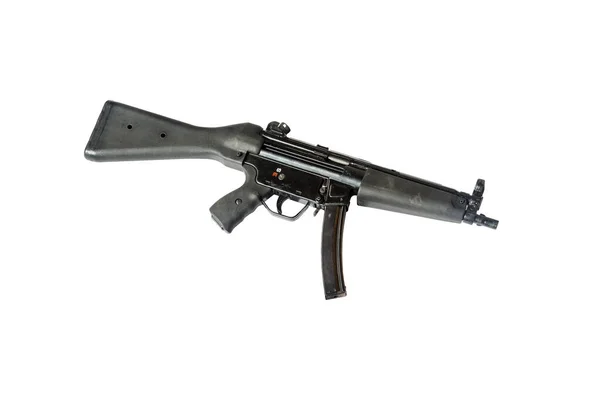 Mp5 9Mm Submachine Gun Isolated White Background — Stock Photo, Image