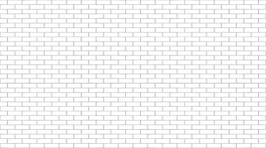 Beyaz tuğla duvar. Vektör sorunsuz arka plan