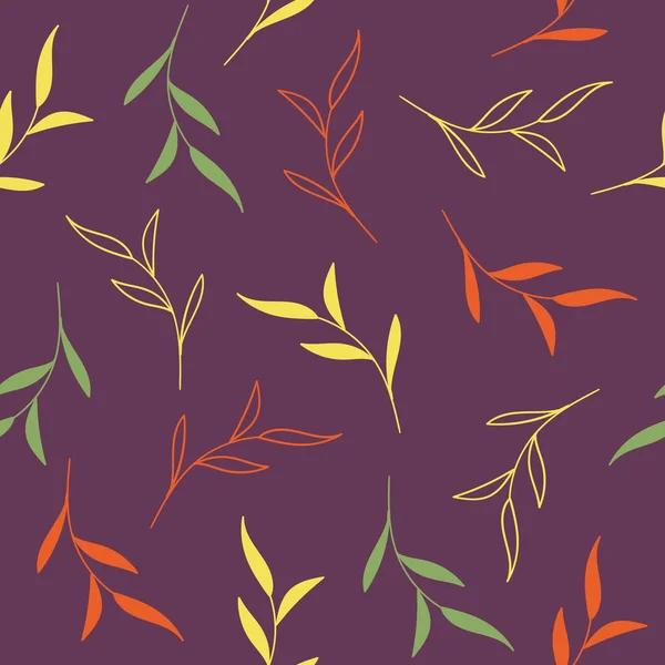 Векторний квітковий безшовний візерунок. Яскравий фон для текстильного друку — стоковий вектор