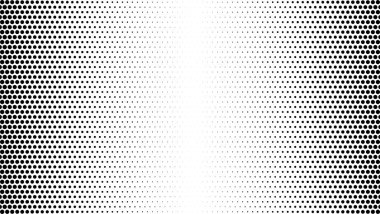 Yarım ton noktalı vektör arkaplanı. Benekli dokuyu özetle