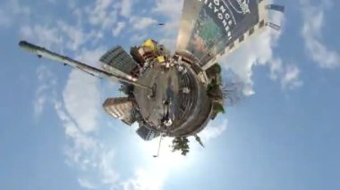 Minik Küçük Gezegen ve Hiper Lapse İstanbul Kadıköy'de 360 Derece Görüş