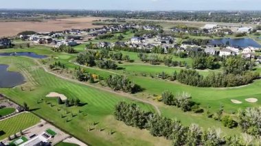 Stunning 4K drone video of Greenbryre Estates featuring upscale homes and the signature golf course community.