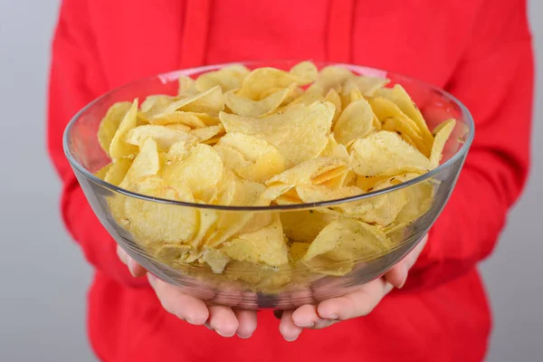 Cropped Closeup Photo Portrait Positive Cheerful Cool Hungry Red Bright — Stock Photo, Image