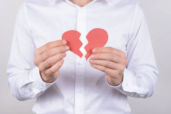 Herir Sentimientos Matrimonio Roto Concepto Atención Médica Recortado Foto Cerca — Foto de Stock