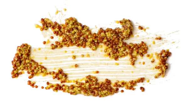 Mustard Spread White Background — Stock Photo, Image